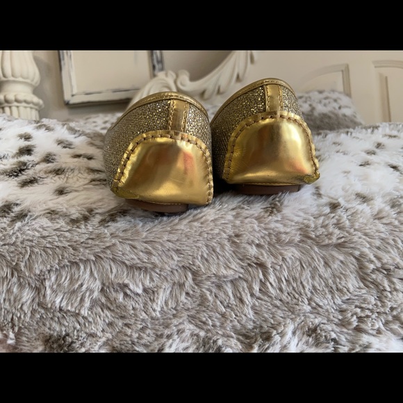 MICHAEL Michael Kors gold flats good condition size 9 - Picture 9 of 9